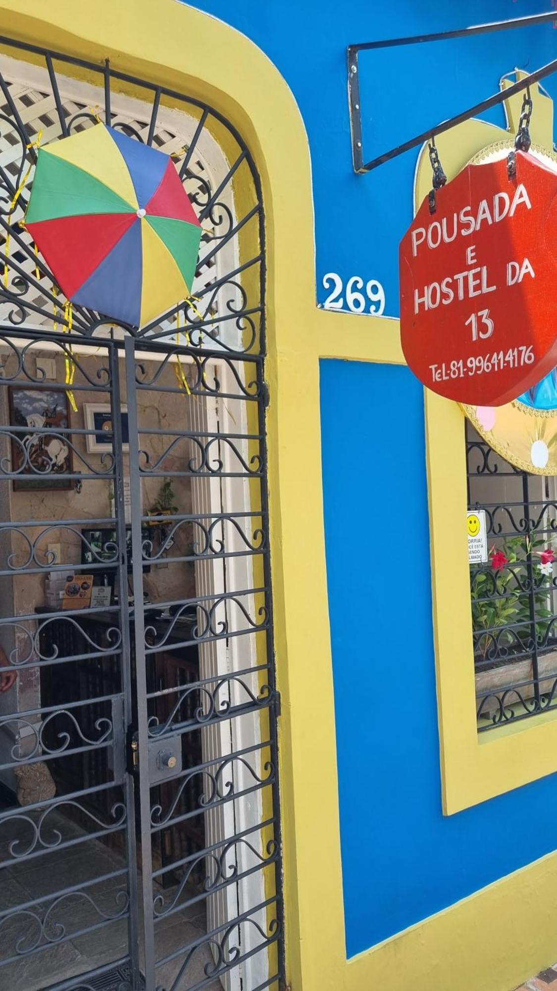 Hostel E Pousada Da 13 Олинда Екстериор снимка
